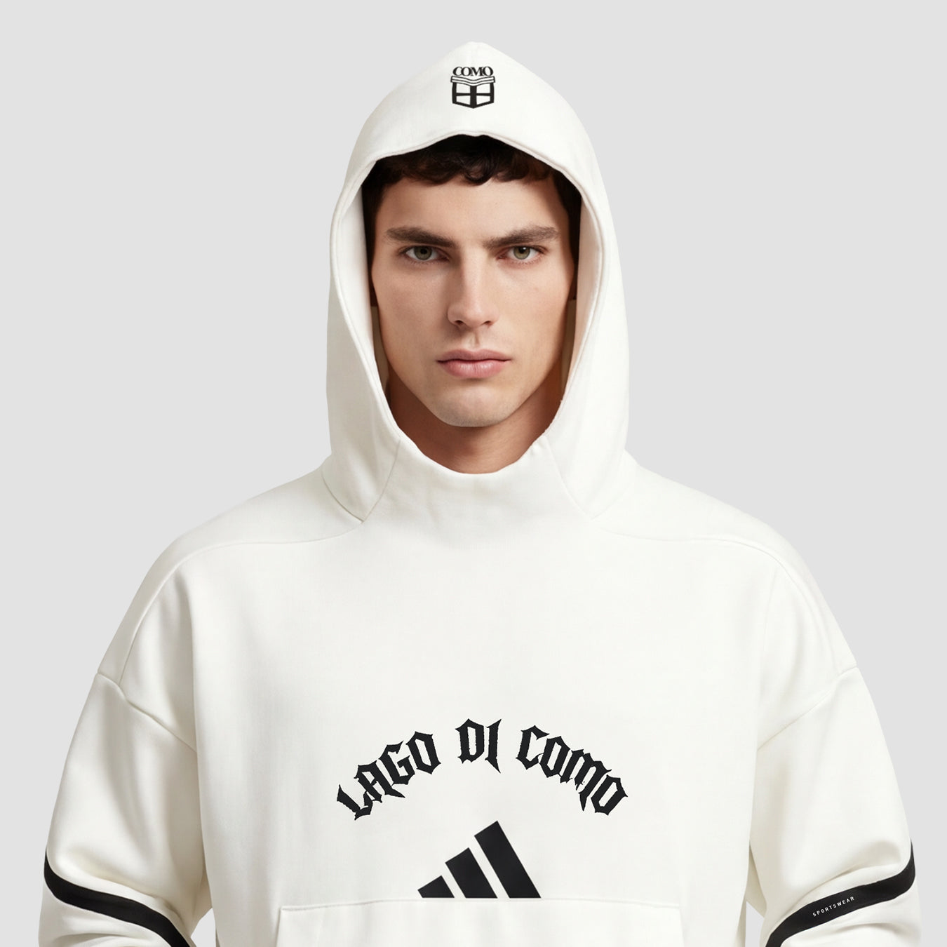 Adidas x Como 1907 Lago Di Como Hoodie White