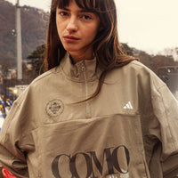 Giacca Semm Cumasch Khaki Con Mezza Zip Como 1907