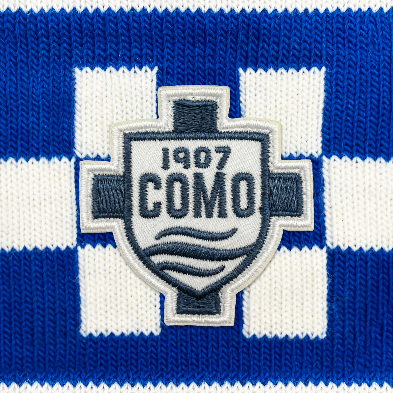 Como 1907 Chess Royal Blue Beanie 