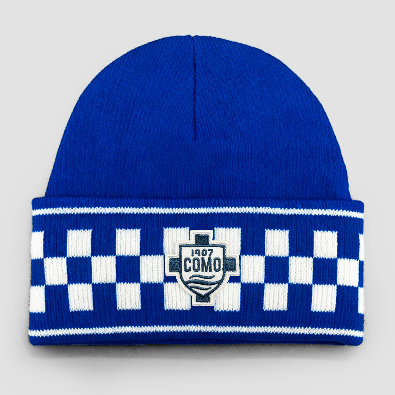 Como 1907 Chess Royal Blue Beanie 