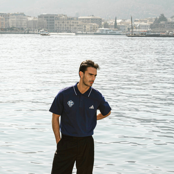Navy Blue Polo Adidas X Como 1907
