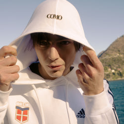Crest White Hoodie Adidas X Como 1907 