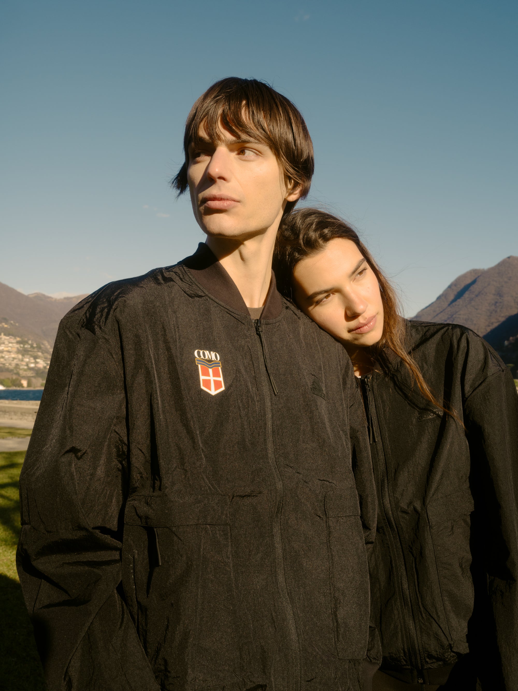 Bomber Nero Crest Adidas X Como 1907