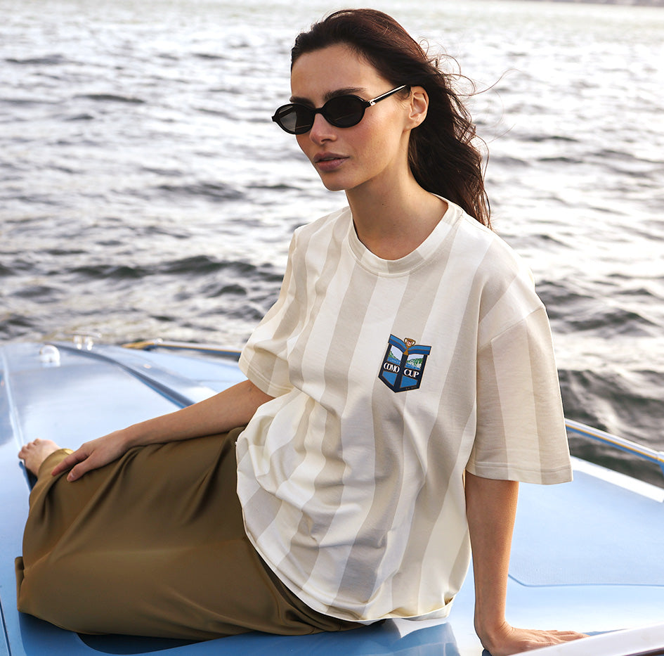 Como Cup Premium T-shirt Timeless Stripes