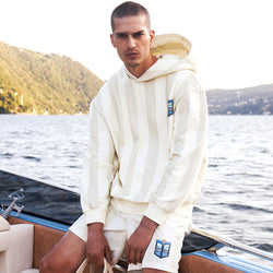 Como Cup Premium Hoodie Timeless Stripes