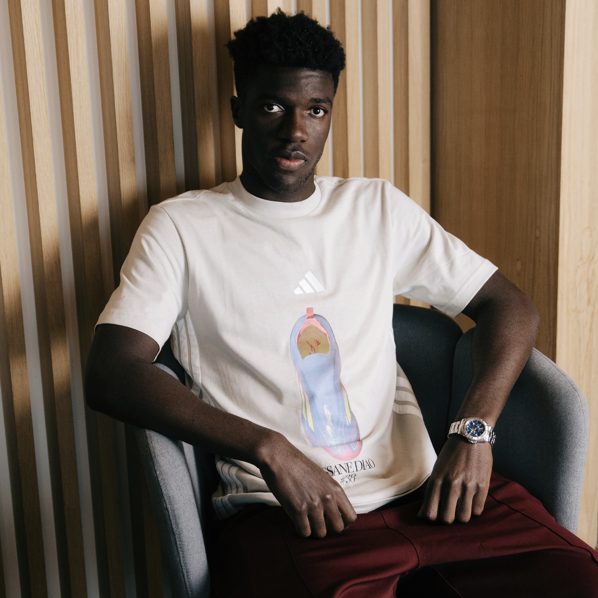 Assane Diao Player Shoes Edition Adidas T-shirt