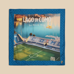 Printed Silk Handkerchief with Sinigaglia Stadium