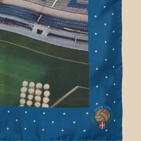 Printed Silk Handkerchief with Sinigaglia Stadium