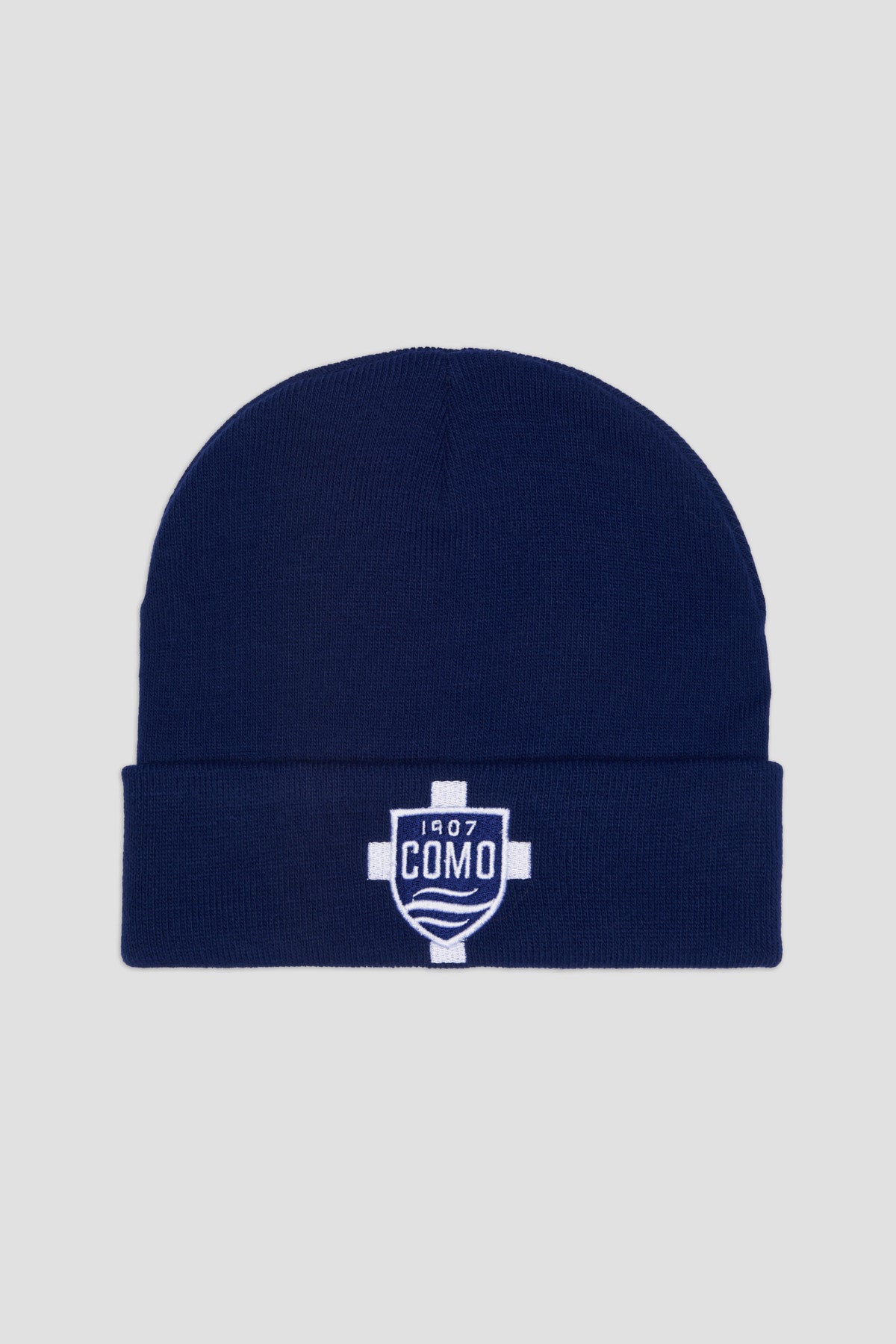 Como 1907 Beanie Navy Scudo