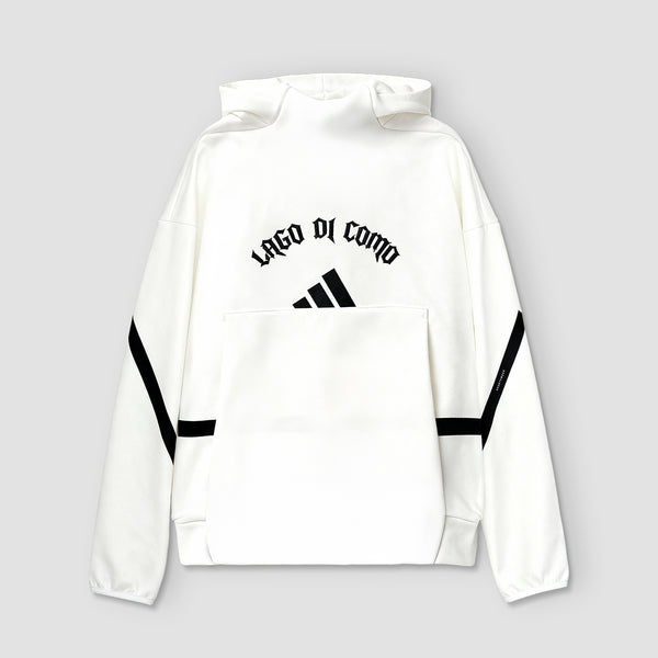 Adidas Como Crest Lago Di Como Hoodie White