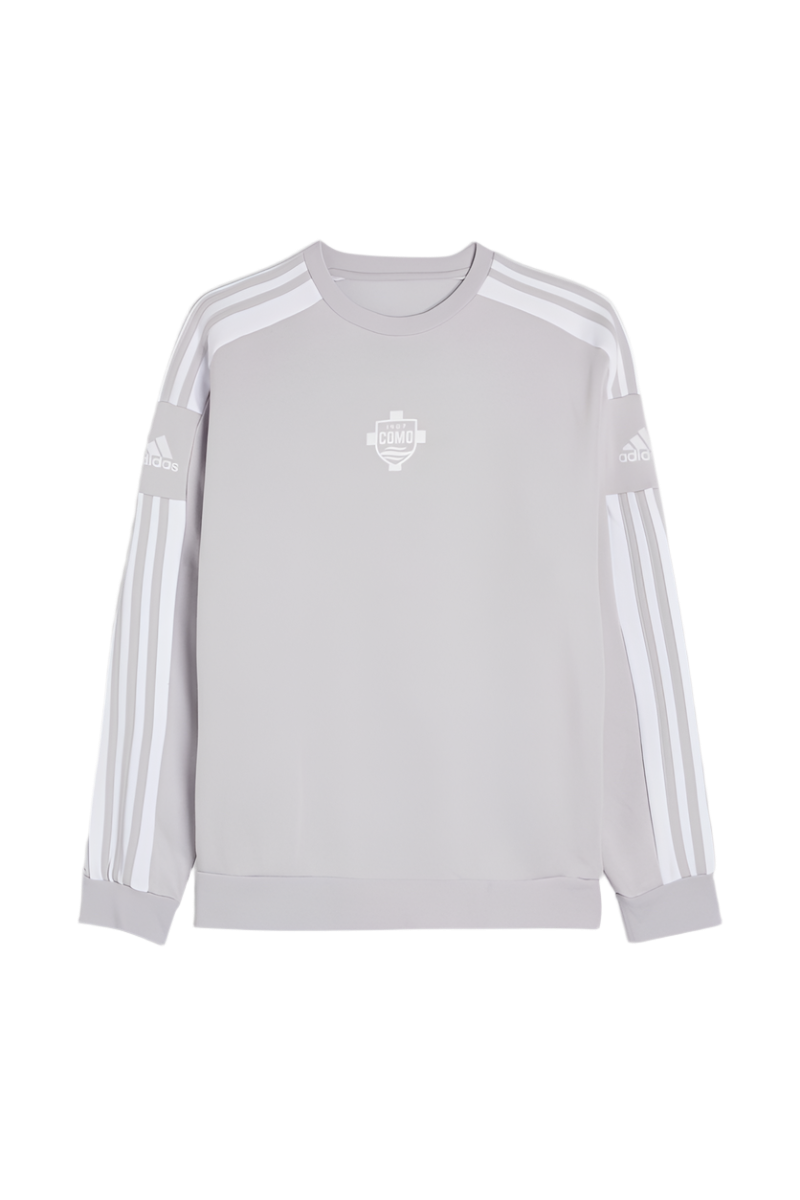 Felpa Crewneck Grigia Logo Adidas X Como 1907