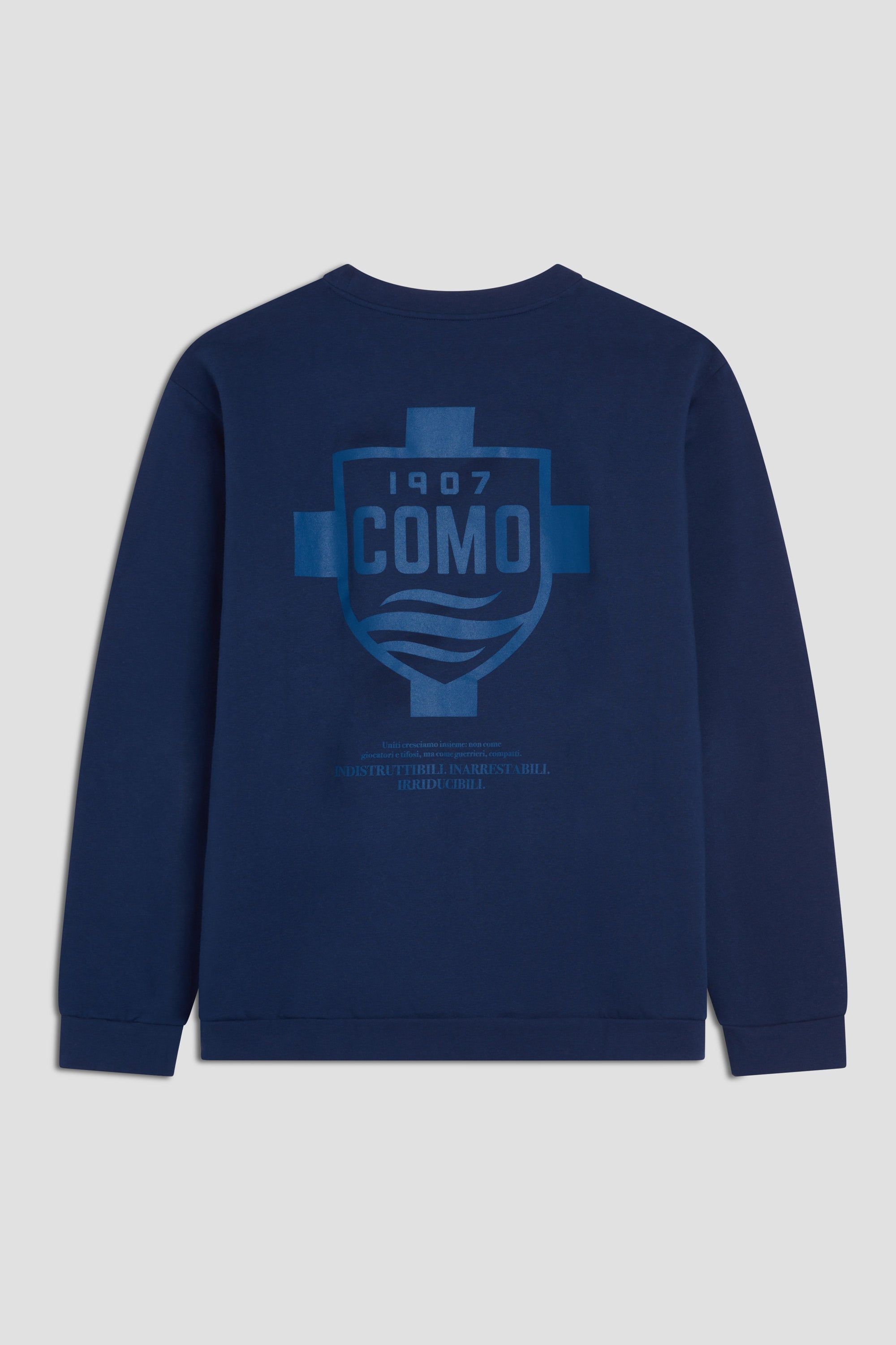 ADIDAS X COMO1907 NAVY SHIELD CREW NECK SWEATSHIRT