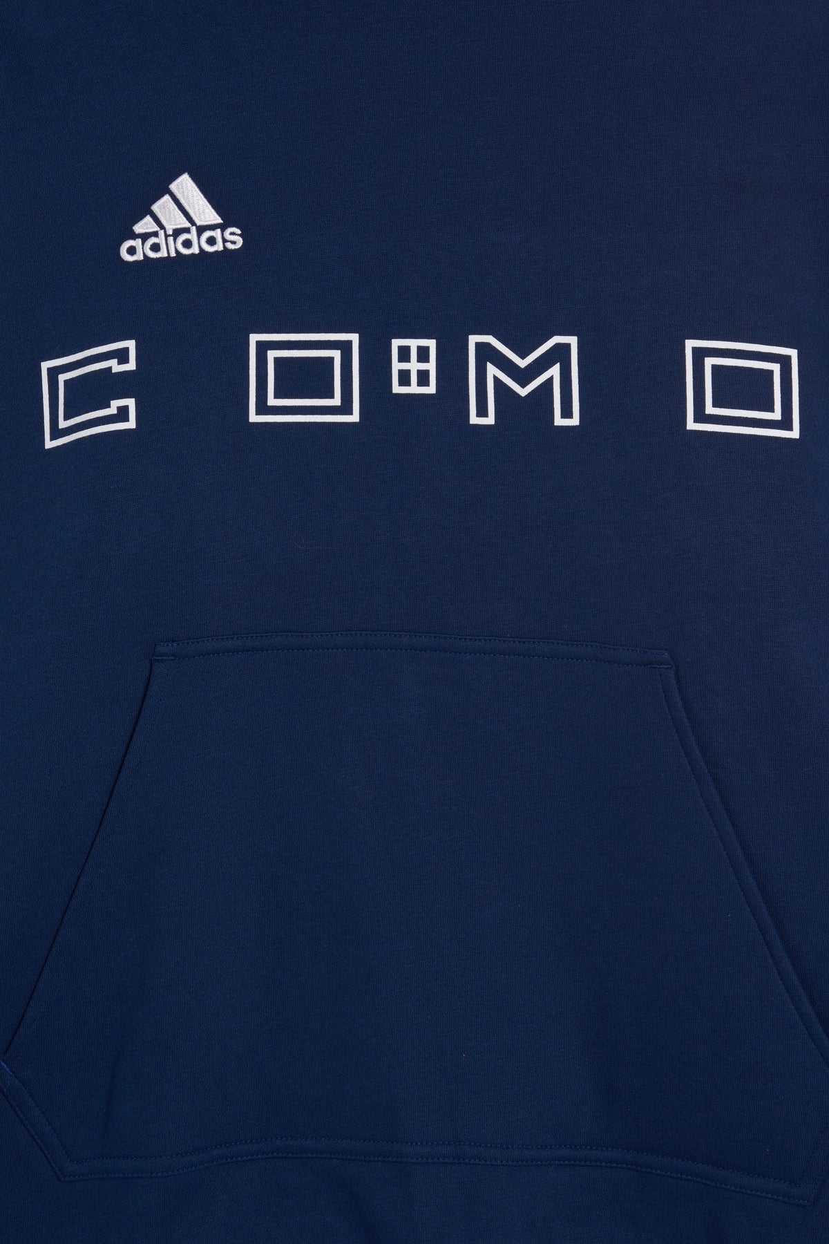 Navy Blue Hoodie Stadium Distinti  Adidas X Como 1907