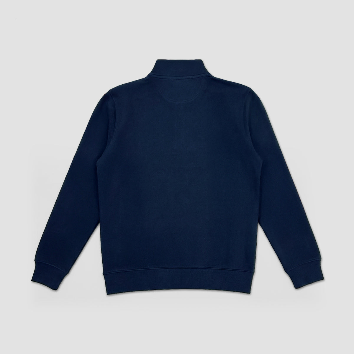 Como 1907 Felpa Con Mezza Zip Distinti Blu Navy