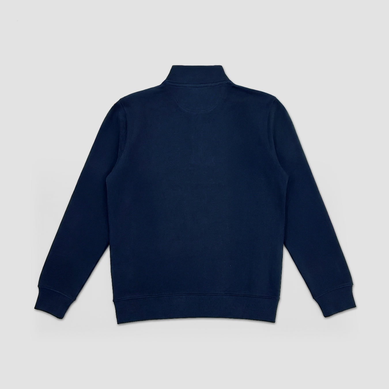 Como 1907 Felpa Con Mezza Zip Distinti Blu Navy