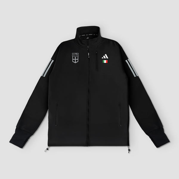 Adidas Como Crest Running Jacket Black