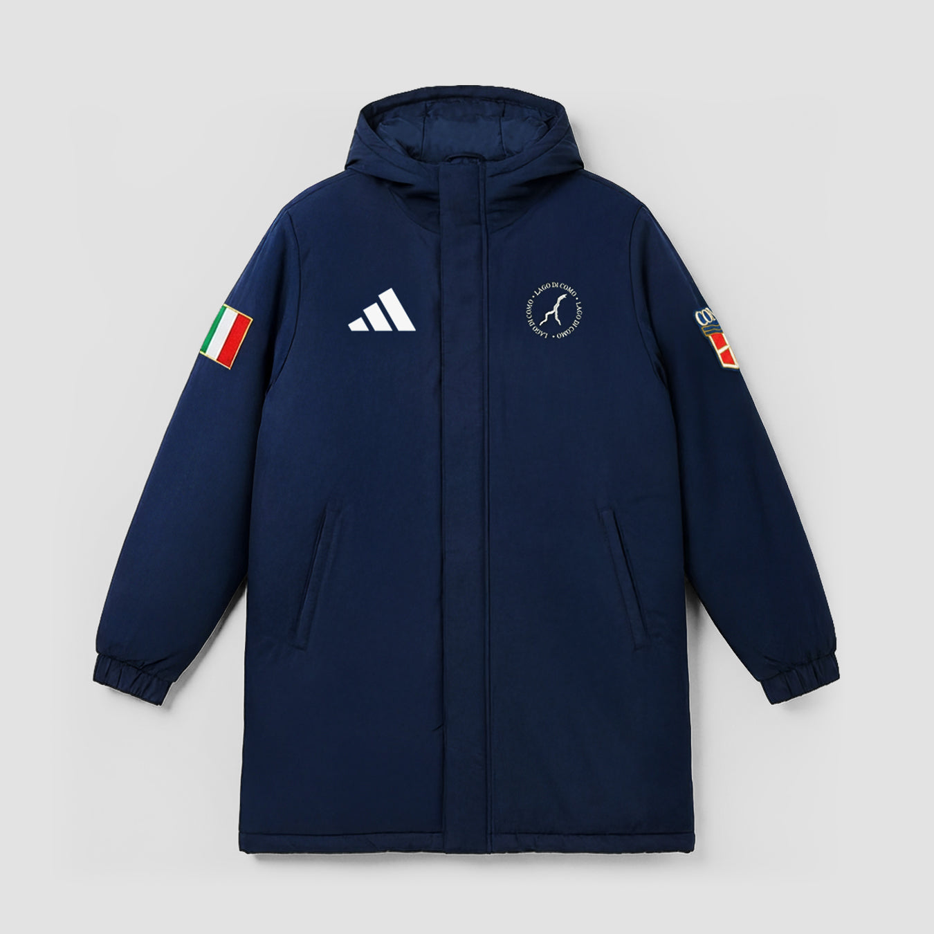 Como Adidas Stadium Jacket Navy Blue