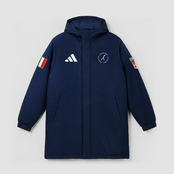 Como Adidas Stadium Jacket Navy Blue	