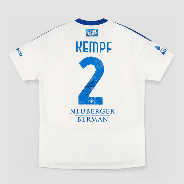 Como 1907 24/25 Away Kempf Boxed Signed Jersey