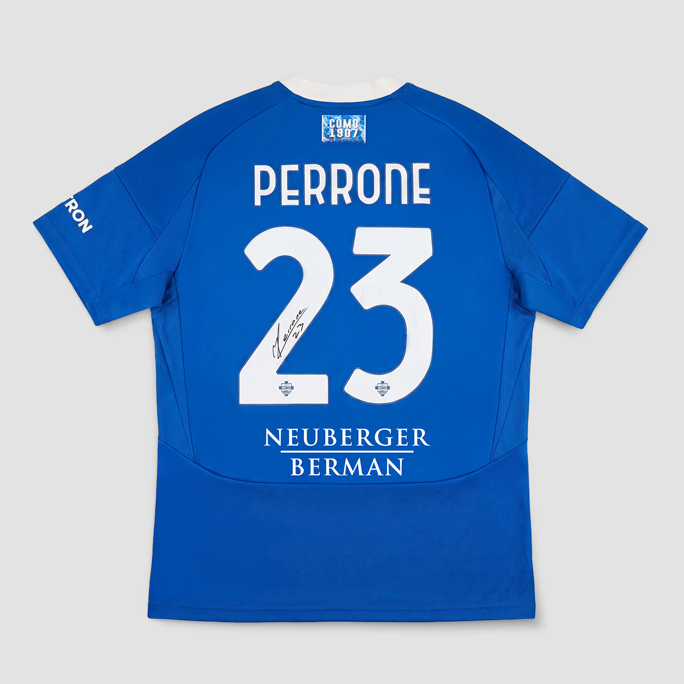 Como 1907 24/25 Home Perrone Boxed Signed Jersey