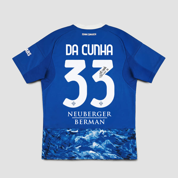 Como 1907 25/26 Home Da Cunha Boxed Signed Jersey