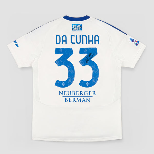 Como 1907 24/25 Away Da Cunha Boxed Signed Jersey