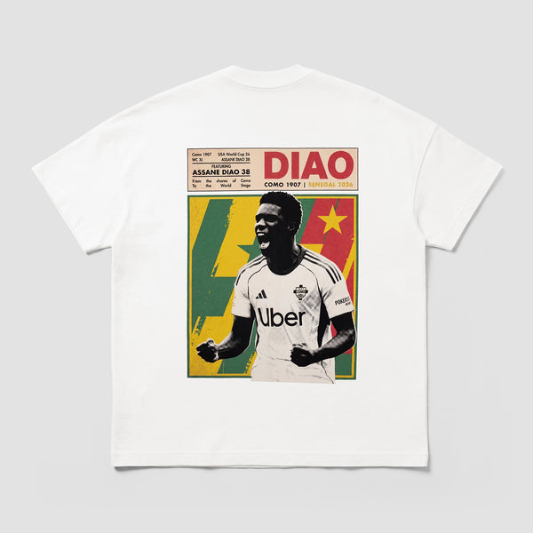 Adidas Como 1907 Assane Diao Senegal World Cup Collection T-shirt