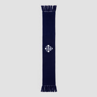 Après Ski Sciarpa Jacquard Blu Navy