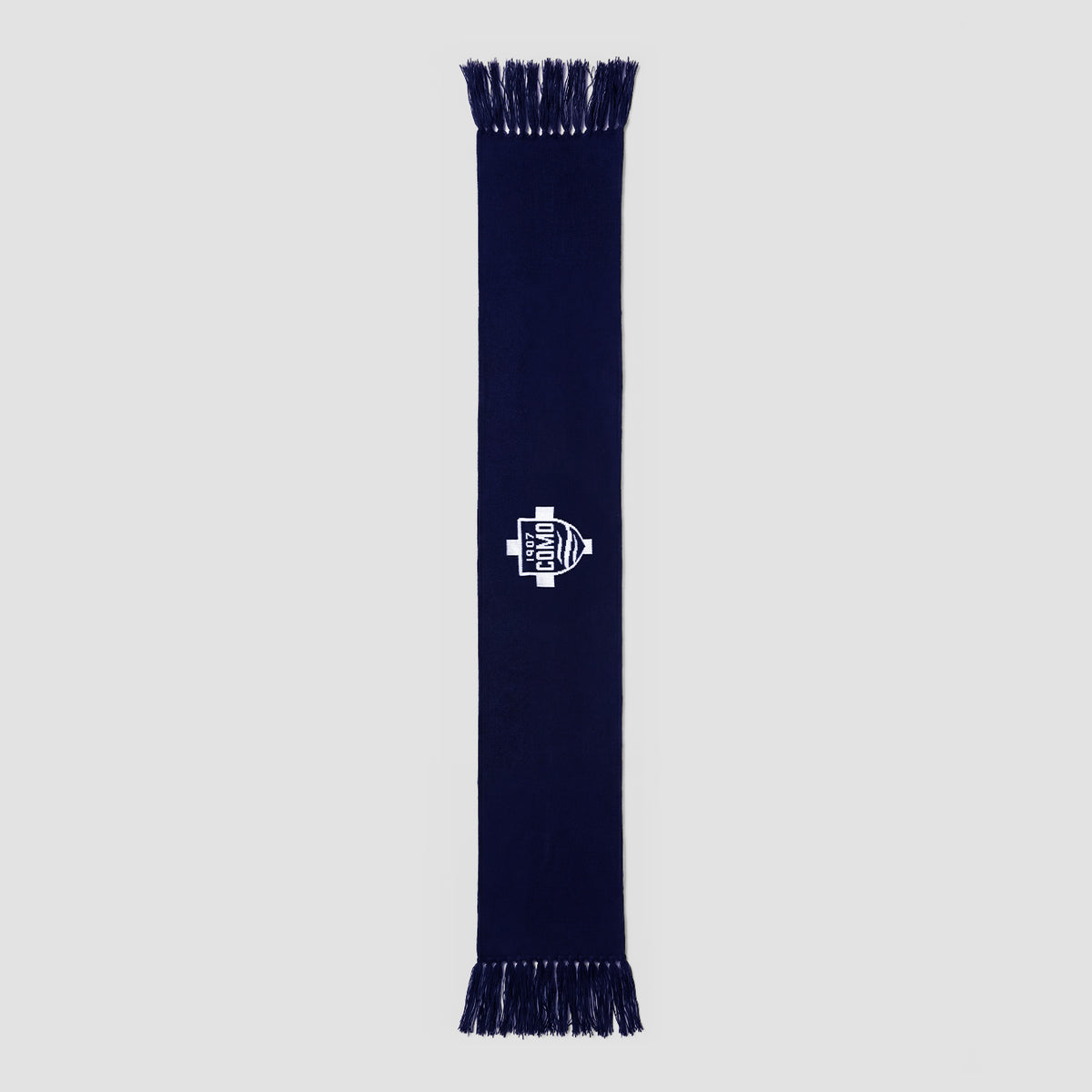 Après Ski Sciarpa Jacquard Blu Navy