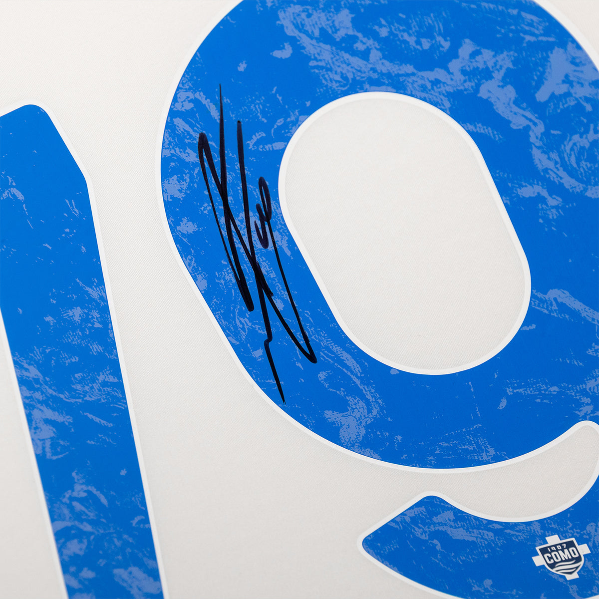 Como 1907 24/25 Away Nico Paz Framed Hand-Signed Jersey