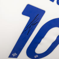 Como 1907 25/26 Away Nico Paz Framed Hand-Signed Jersey