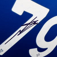 Como 1907 24/25 Home Nico Paz Framed Hand-Signed Jersey