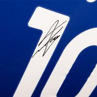 Como 1907 25/26 Home Nico Paz Framed Hand-Signed Jersey