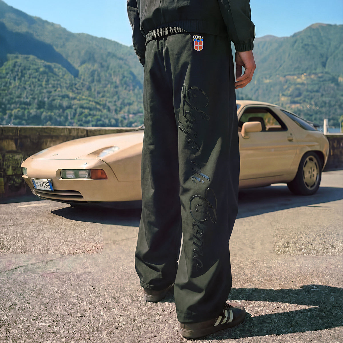 Adidas Como Racing Pantaloni Neri