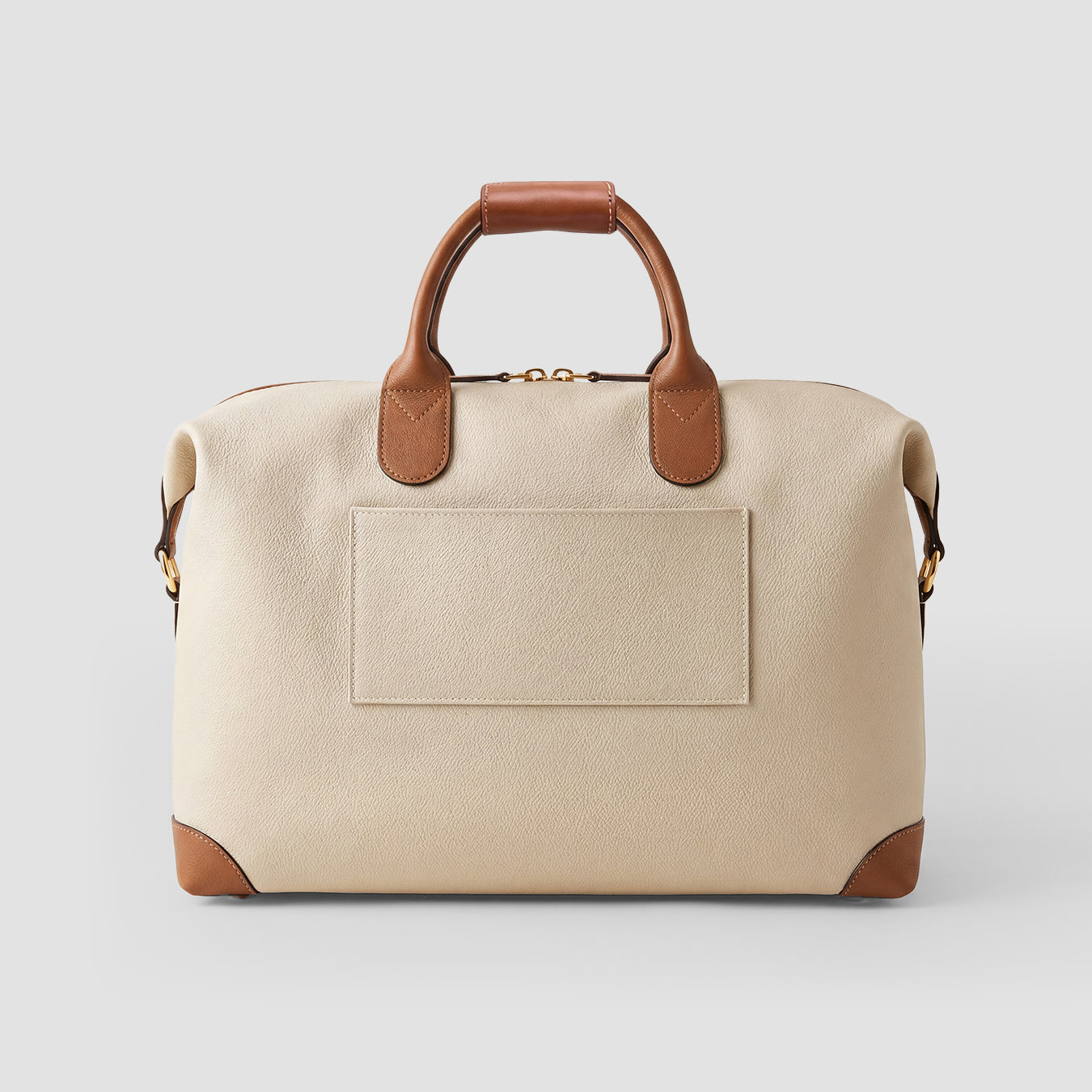 Como x Bric's Leather Duffel Bag