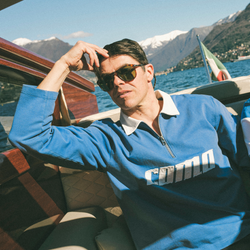 Retro Classic Felpa con Zip Corta