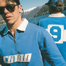 Retro Classic Felpa con Zip Corta