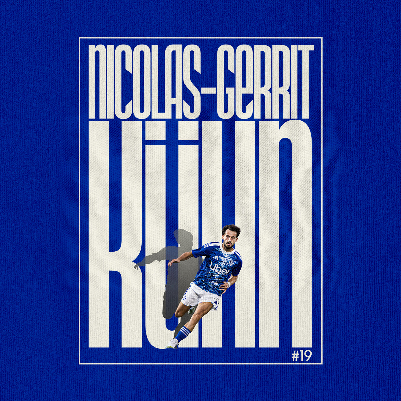 『新品』Como コモ Away ユニフォーム Nicolas Kuhn Nicolas Kühn Player's Collection T-shirt