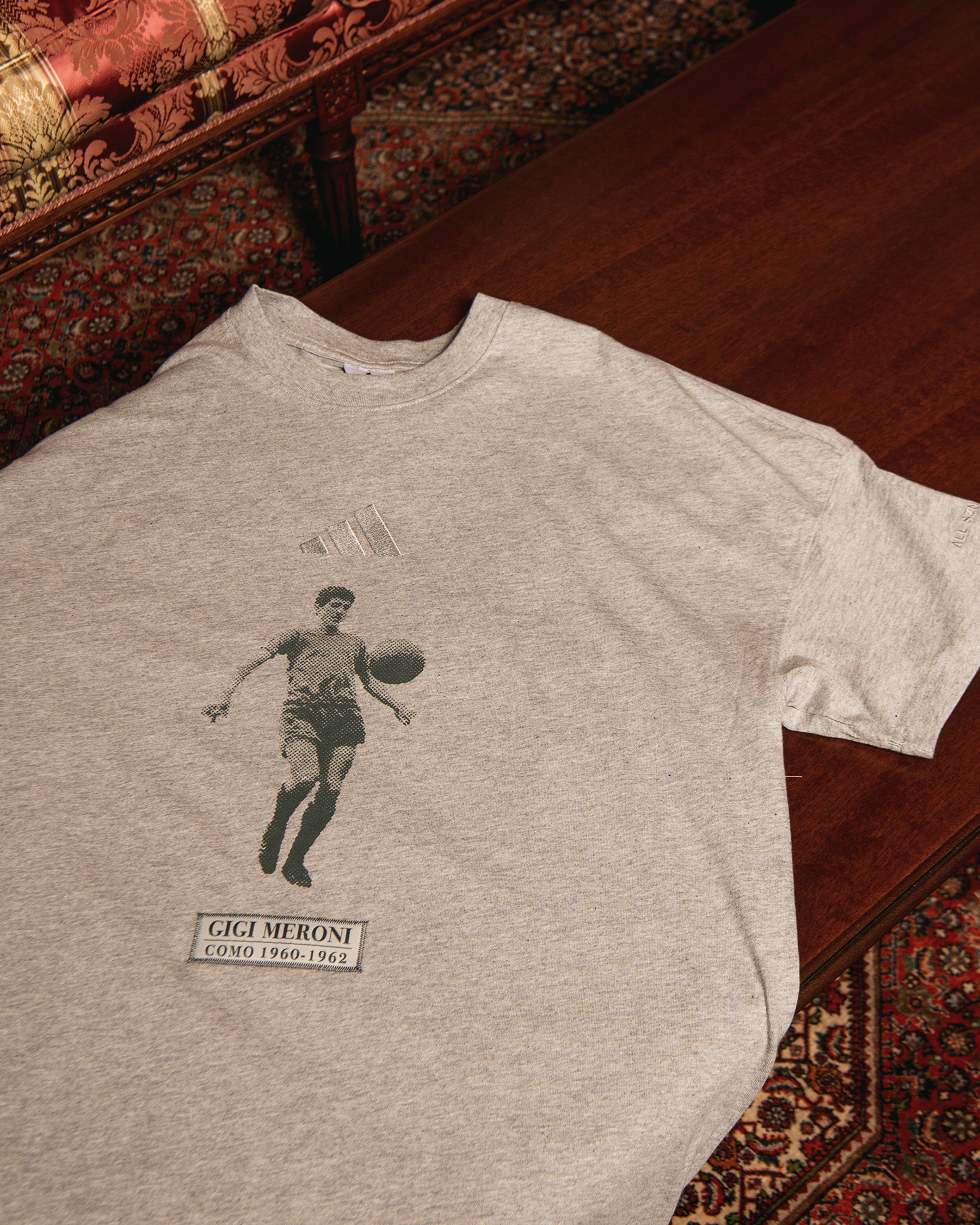 Gigi Meroni T-shirt Adidas X Como 1907