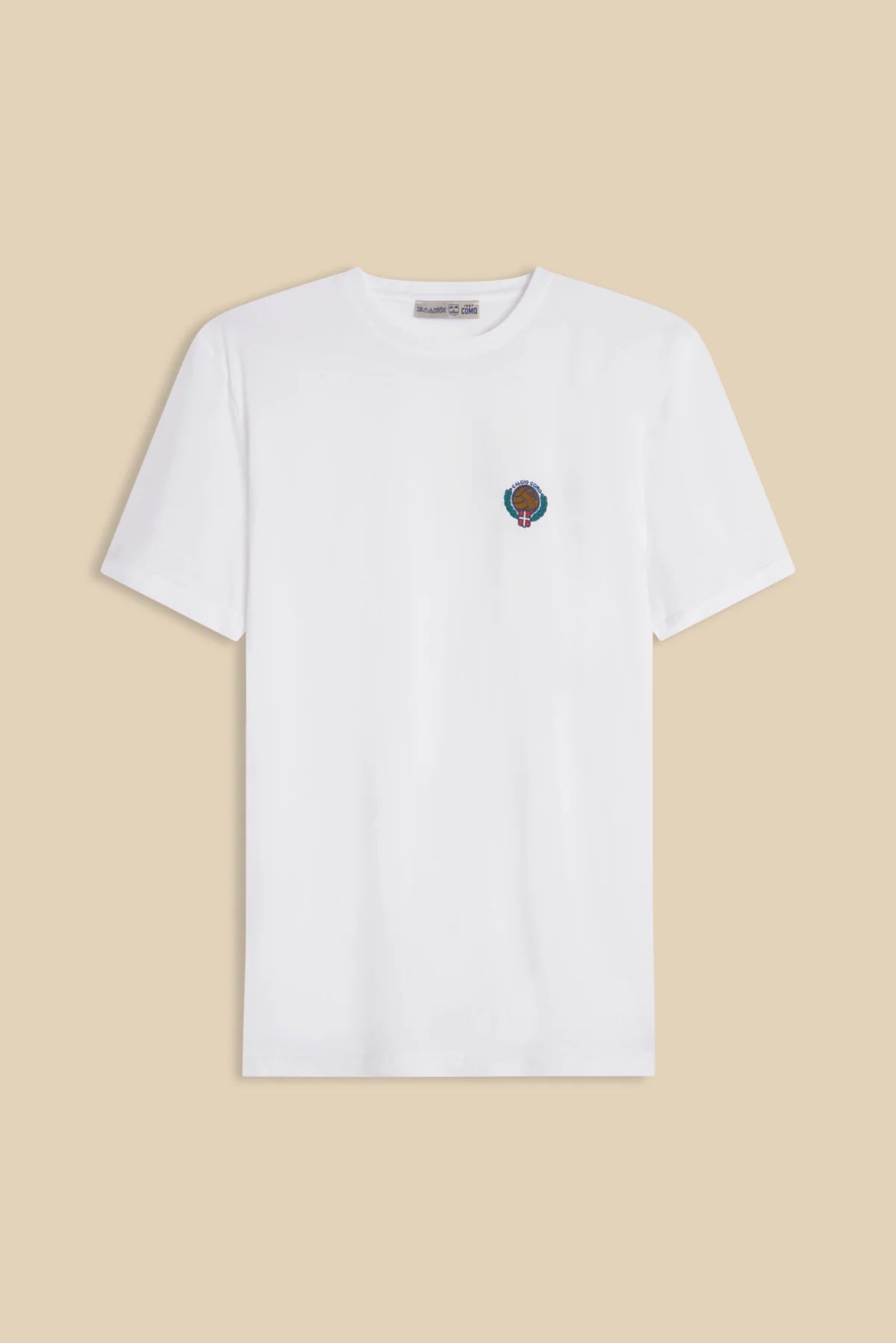 White “Filo di Scozia” Round Neck T-Shirt