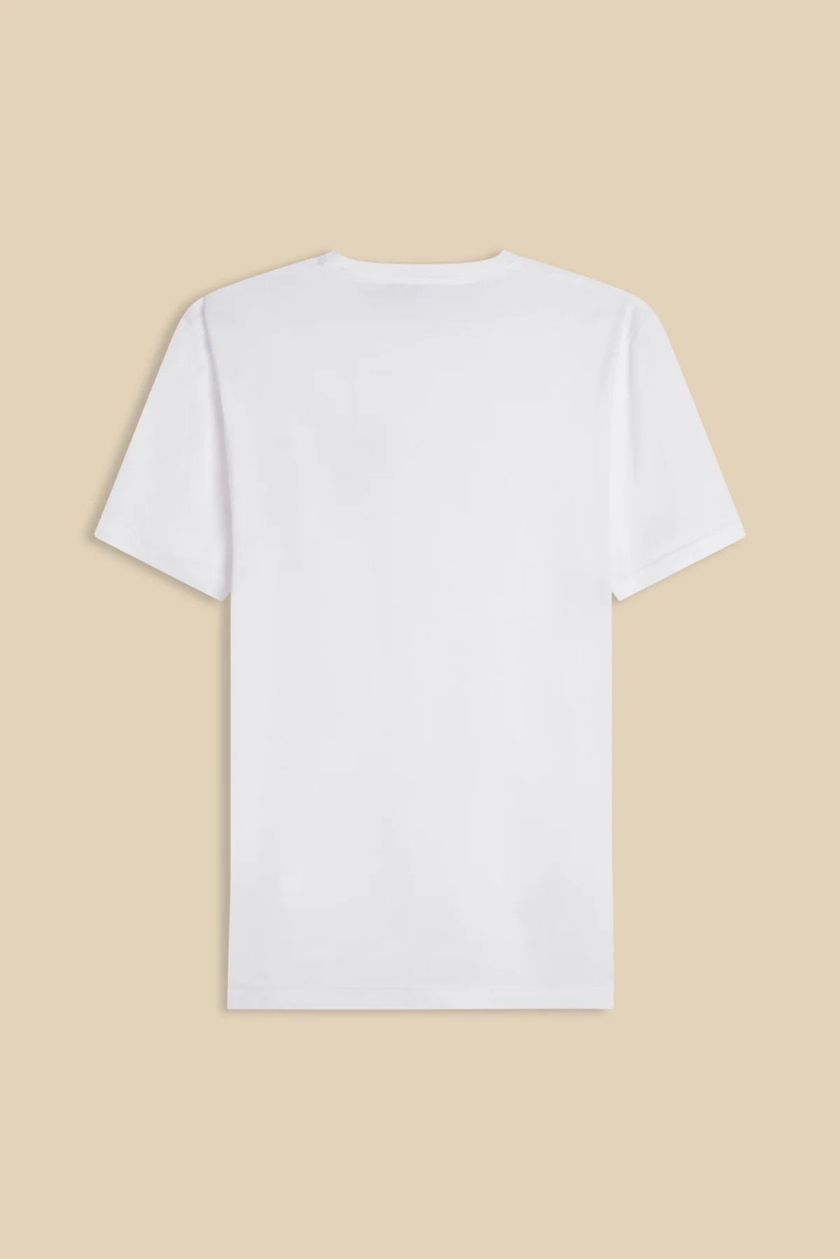 White “Filo di Scozia” Round Neck T-Shirt