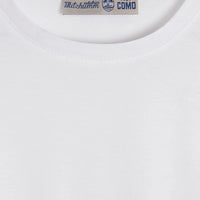 White “Filo di Scozia” Round Neck T-Shirt