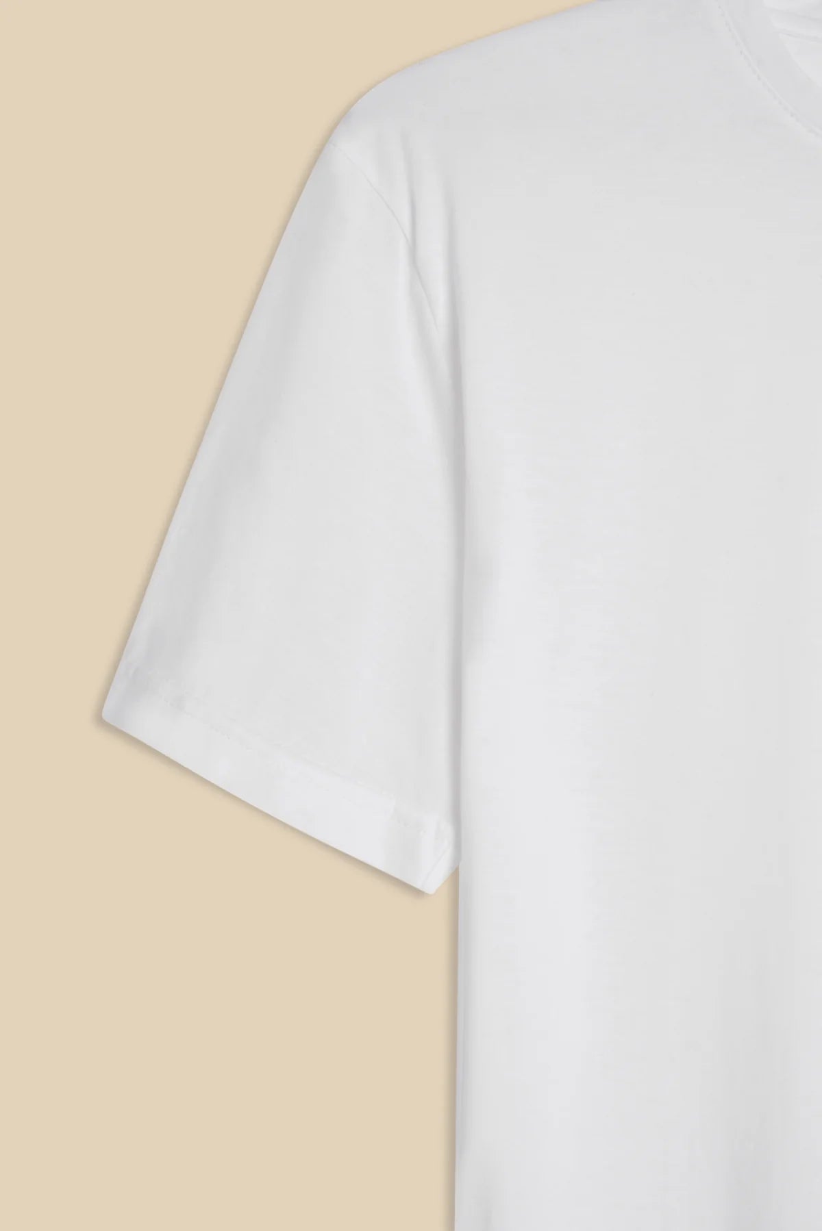 White “Filo di Scozia” Round Neck T-Shirt