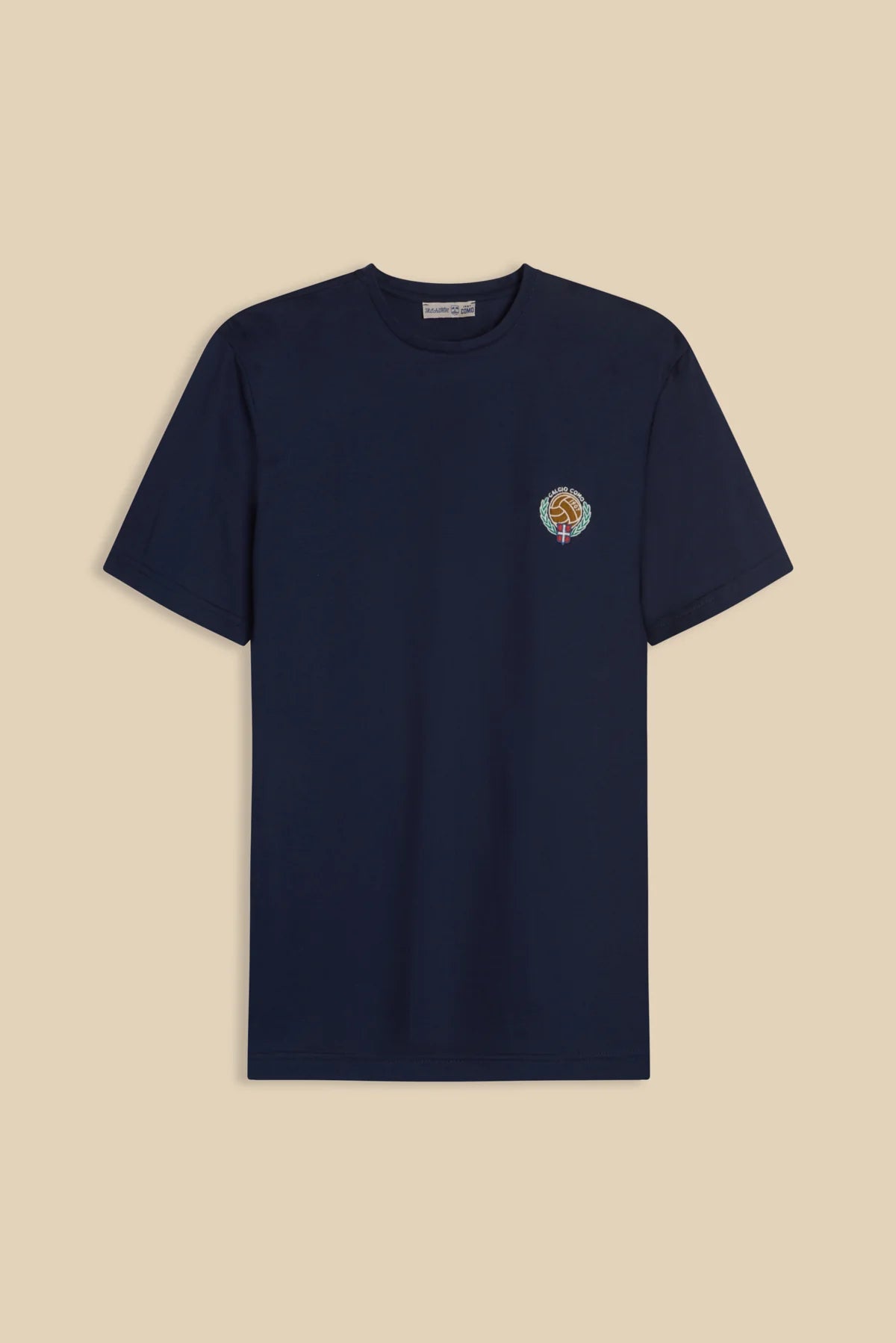 Navy “Filo di Scozia” Round Neck T-Shirt