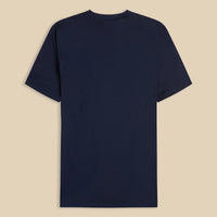 Navy “Filo di Scozia” Round Neck T-Shirt