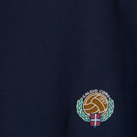Navy “Filo di Scozia” Round Neck T-Shirt