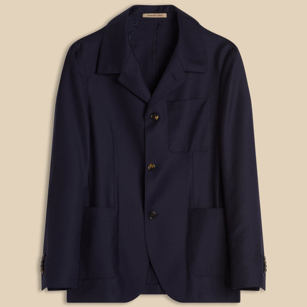 Tailored Worker Jacket Navy