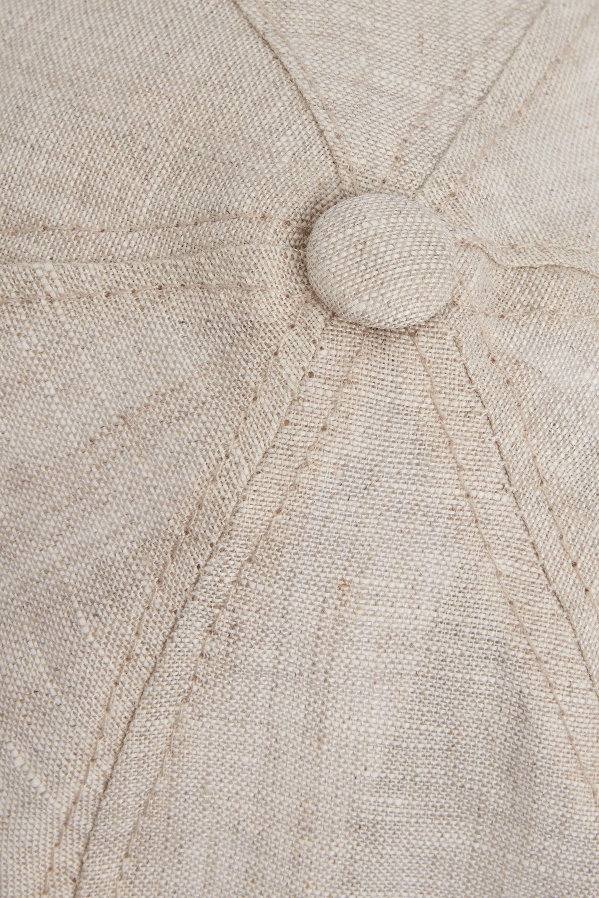 Tailored Linen Cap (Natural Color)