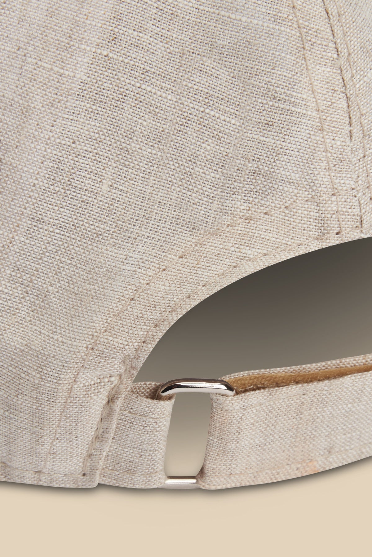 Tailored Linen Cap (Natural Color)