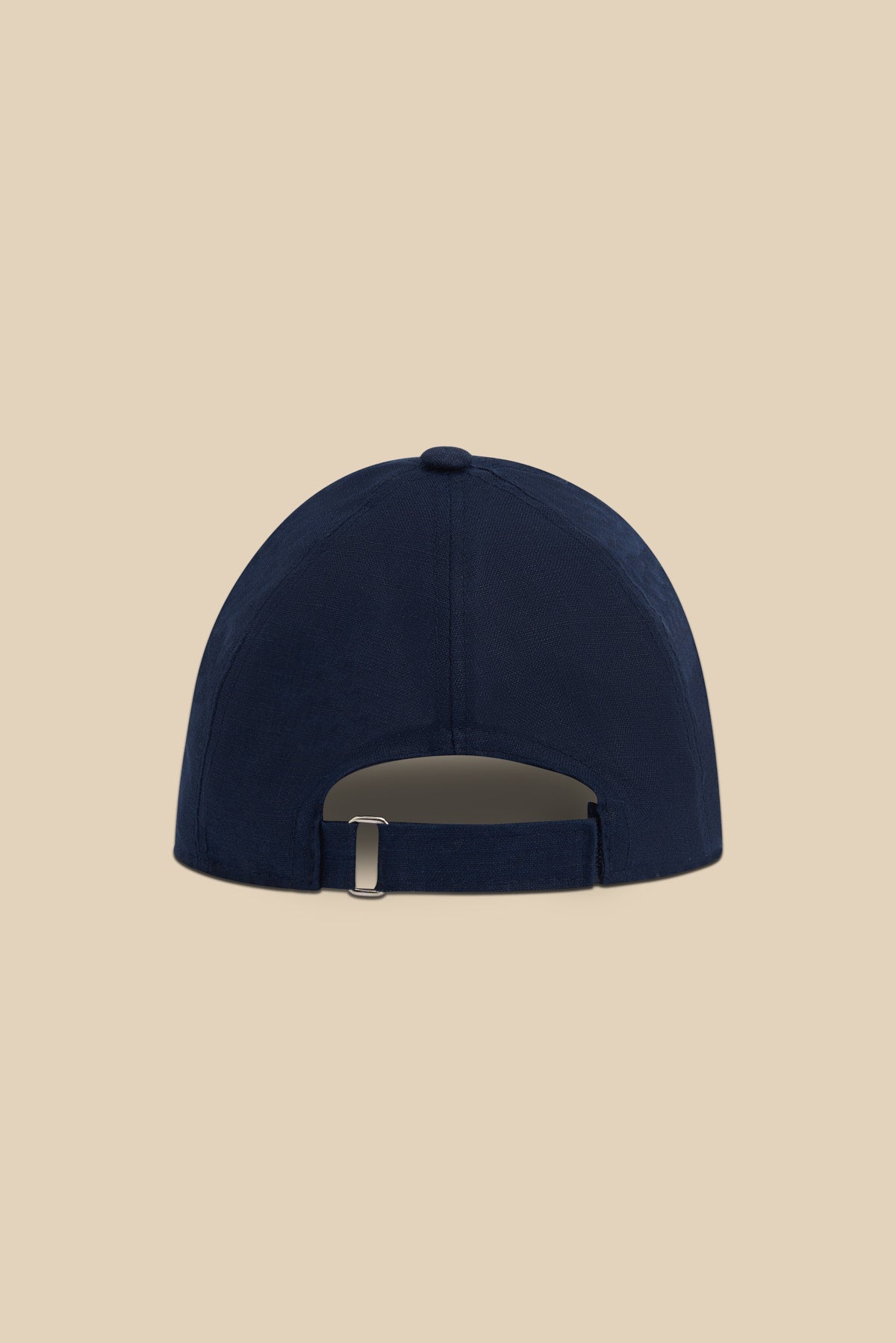 Tailored Linen Cap (Navy Blue)